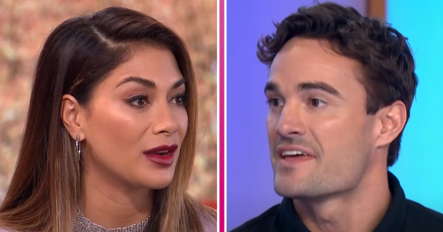 Nicole Scherzinger and Thom Evans on daytime shows