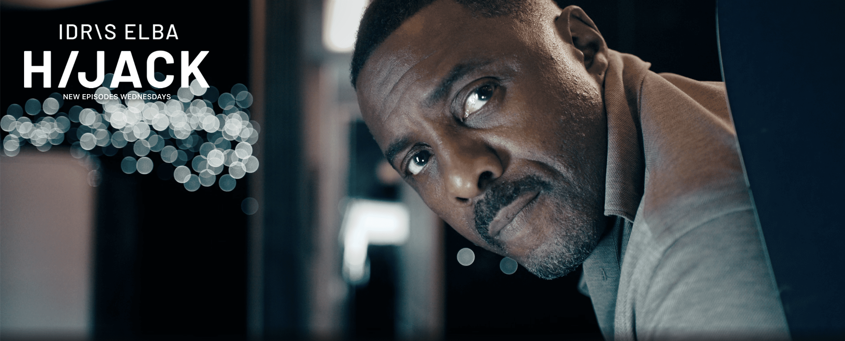 Idris Elba as Sam Nelson in Hijack on Apple TV+