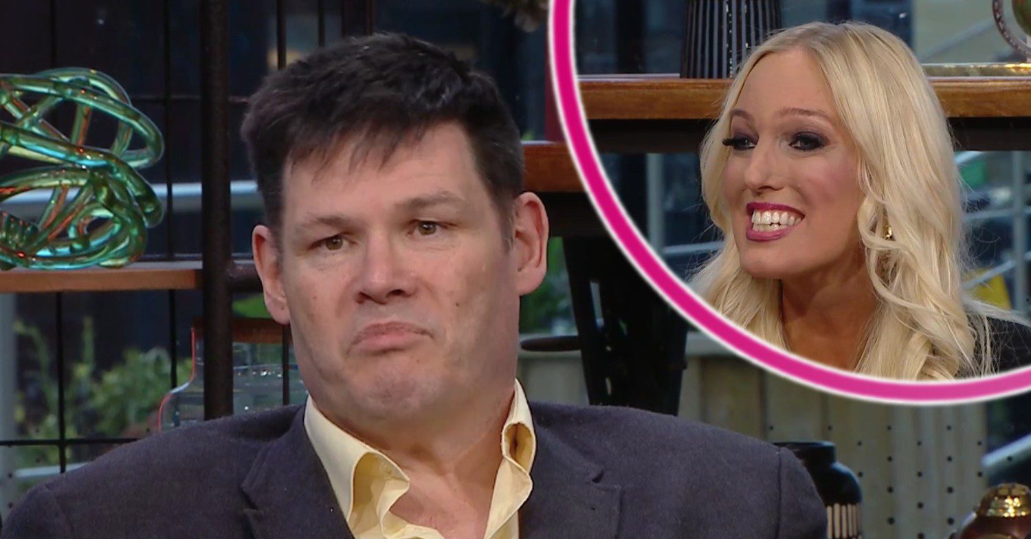 Mark Labbett and his girlfriend Hayley smiling