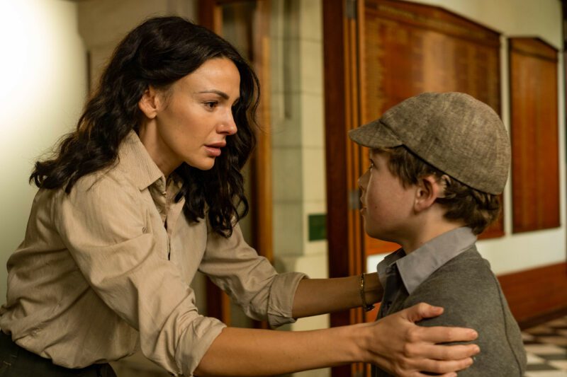Kate and her son Michael in Ten Pound Poms