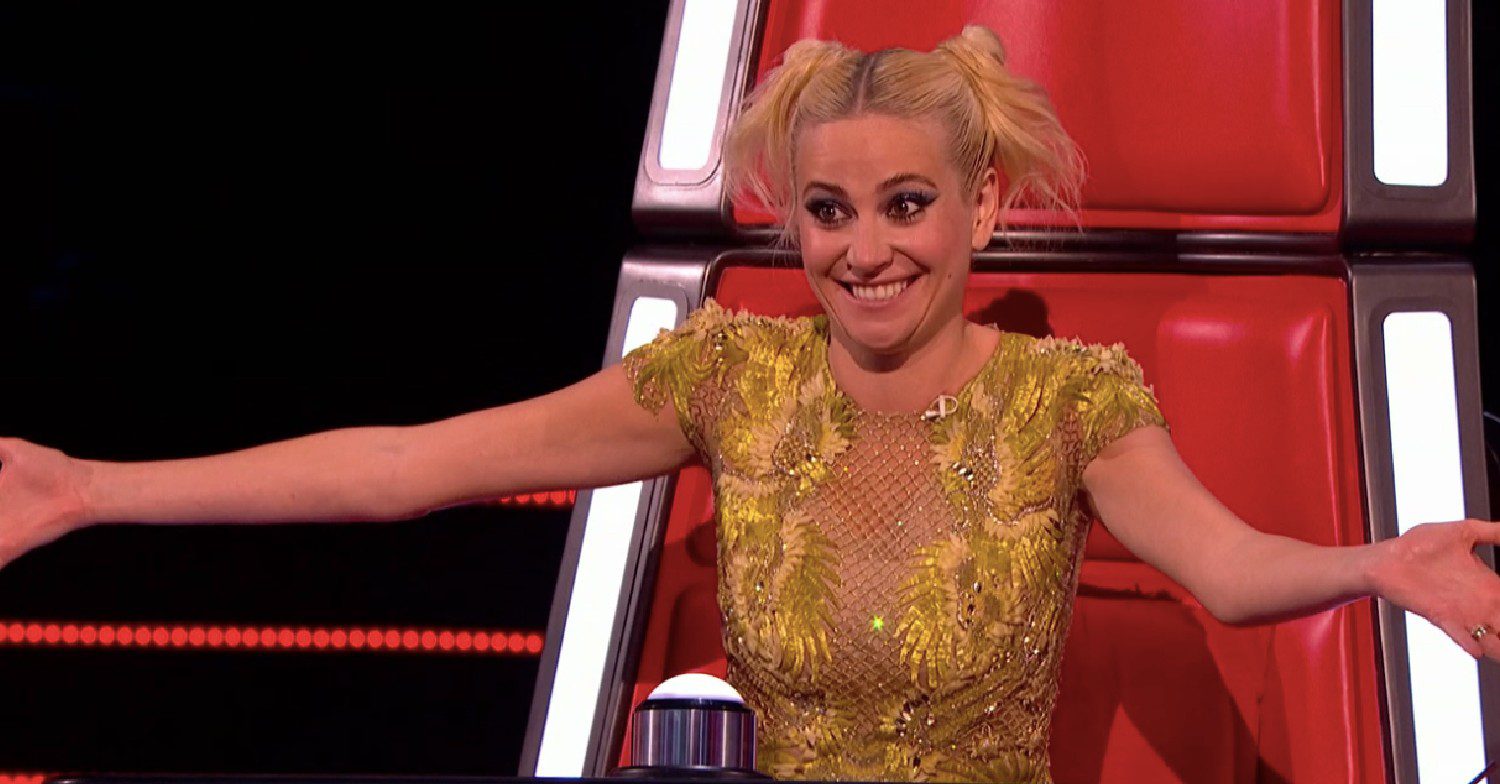 The Voice Kids judge Pixie Lott smiling