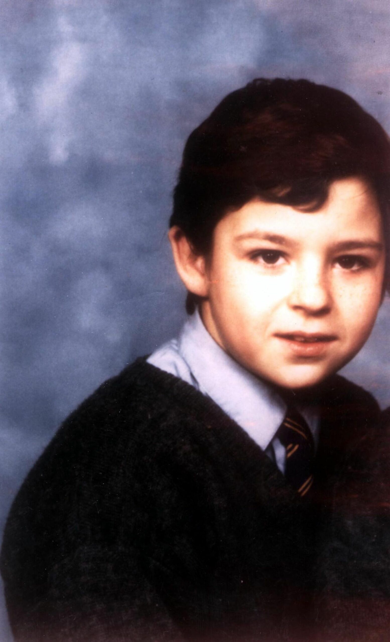 Robert Thompson in his school photo