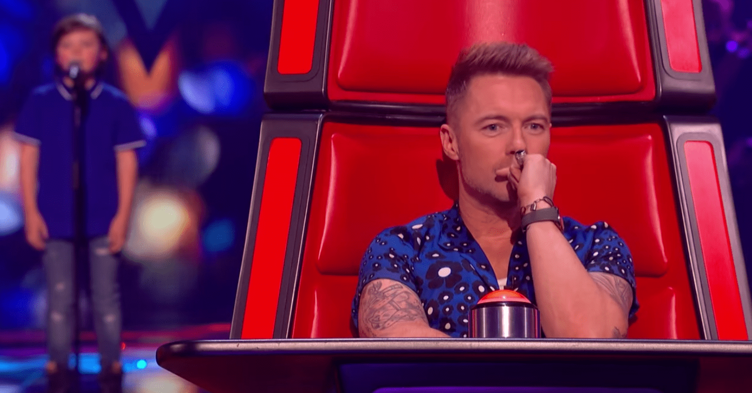 Ronan keating on TheVoice