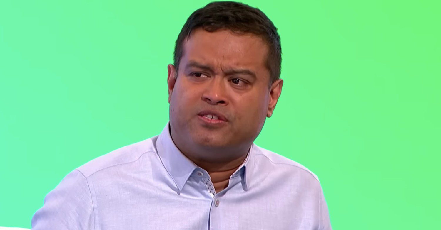 Paul Sinha looking serious