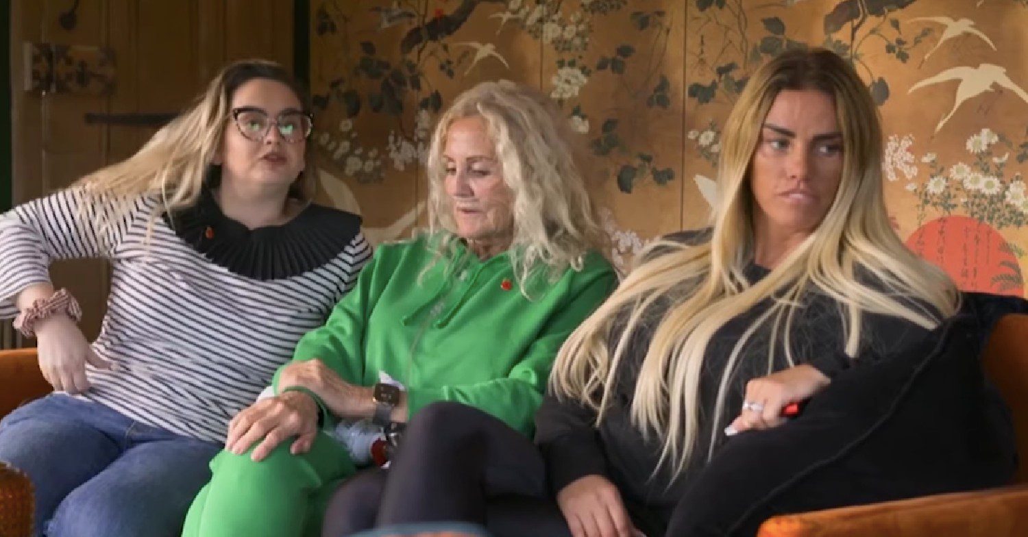 Katie Price and her sister and her mum