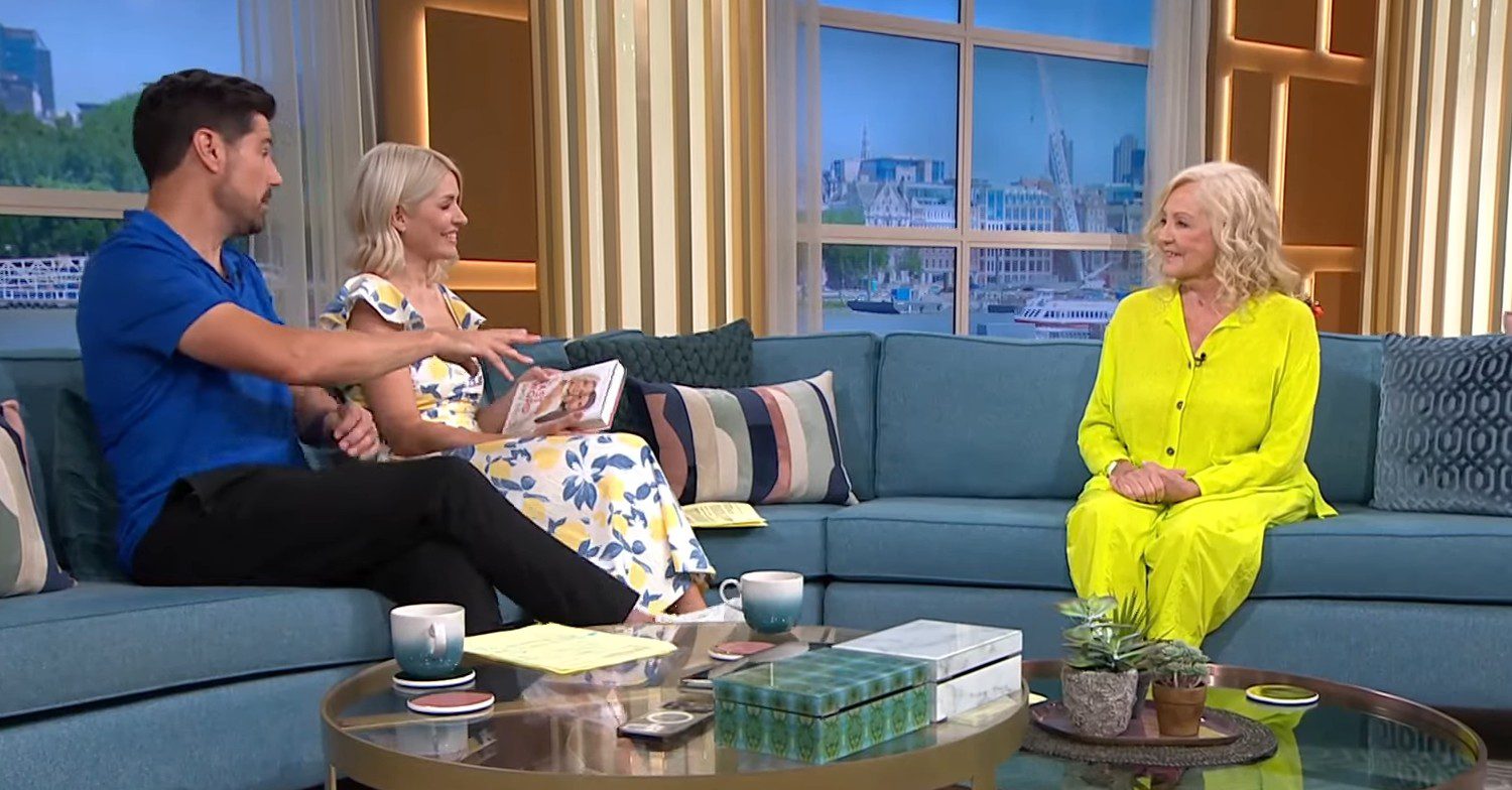 Amy Price being interviewed on This Morning
