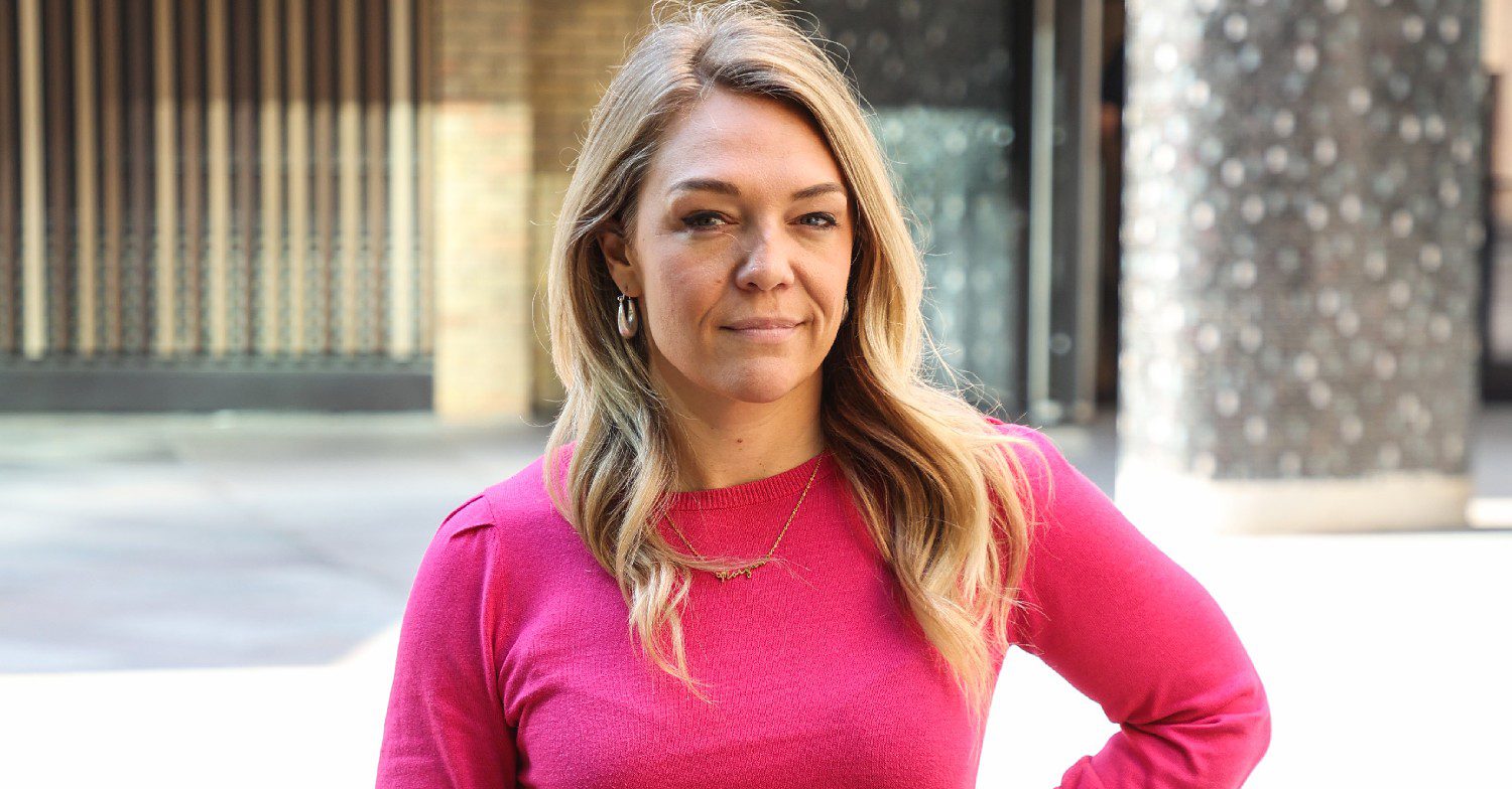 Sophie Morgan outside Loose Women studios