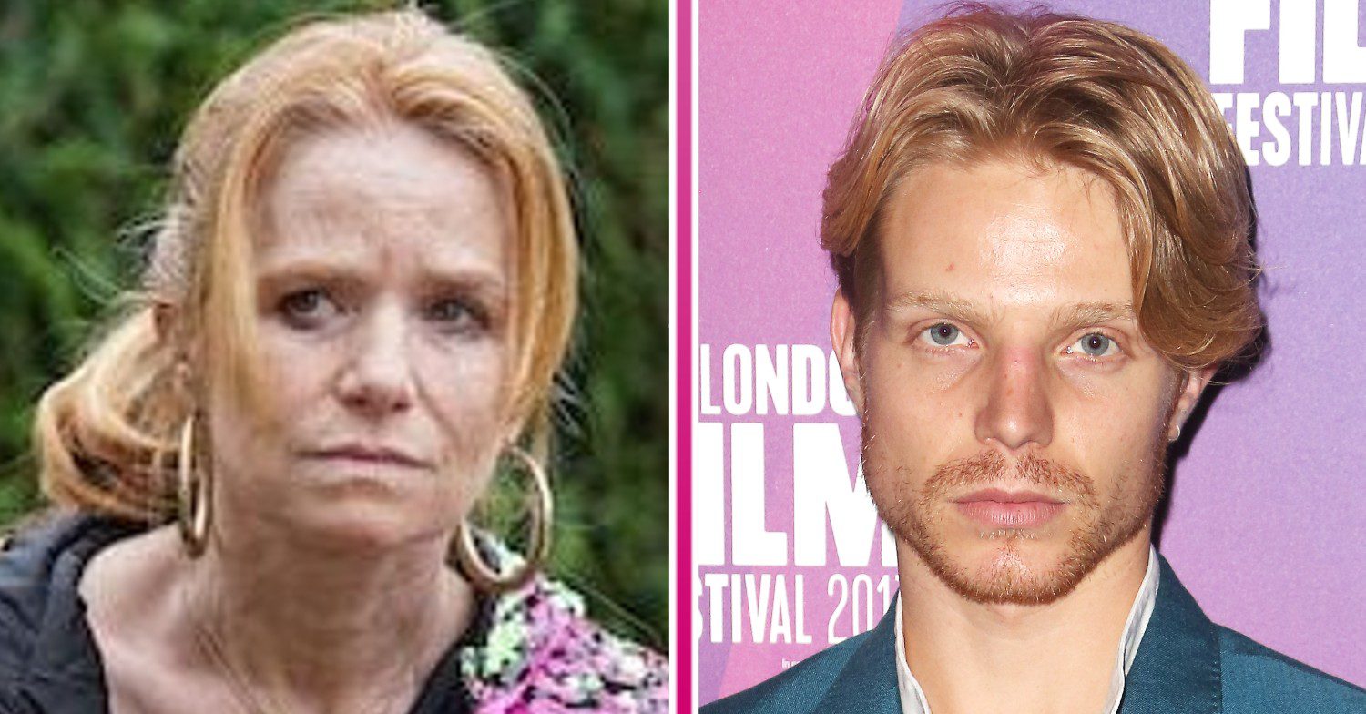 Patsy Palmer as Bianca Jackson and son Charley Palmer Rothwell comp image