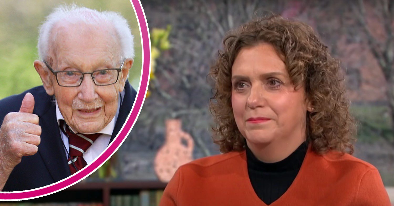 Captain Tom Moore and Hannah Ingram-Moore