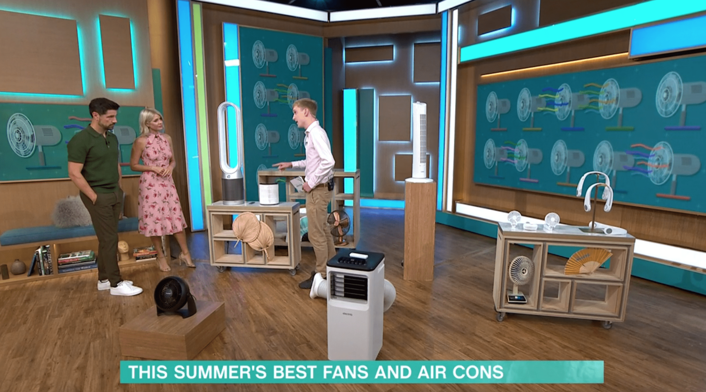 Segment on the best fans on This Morning