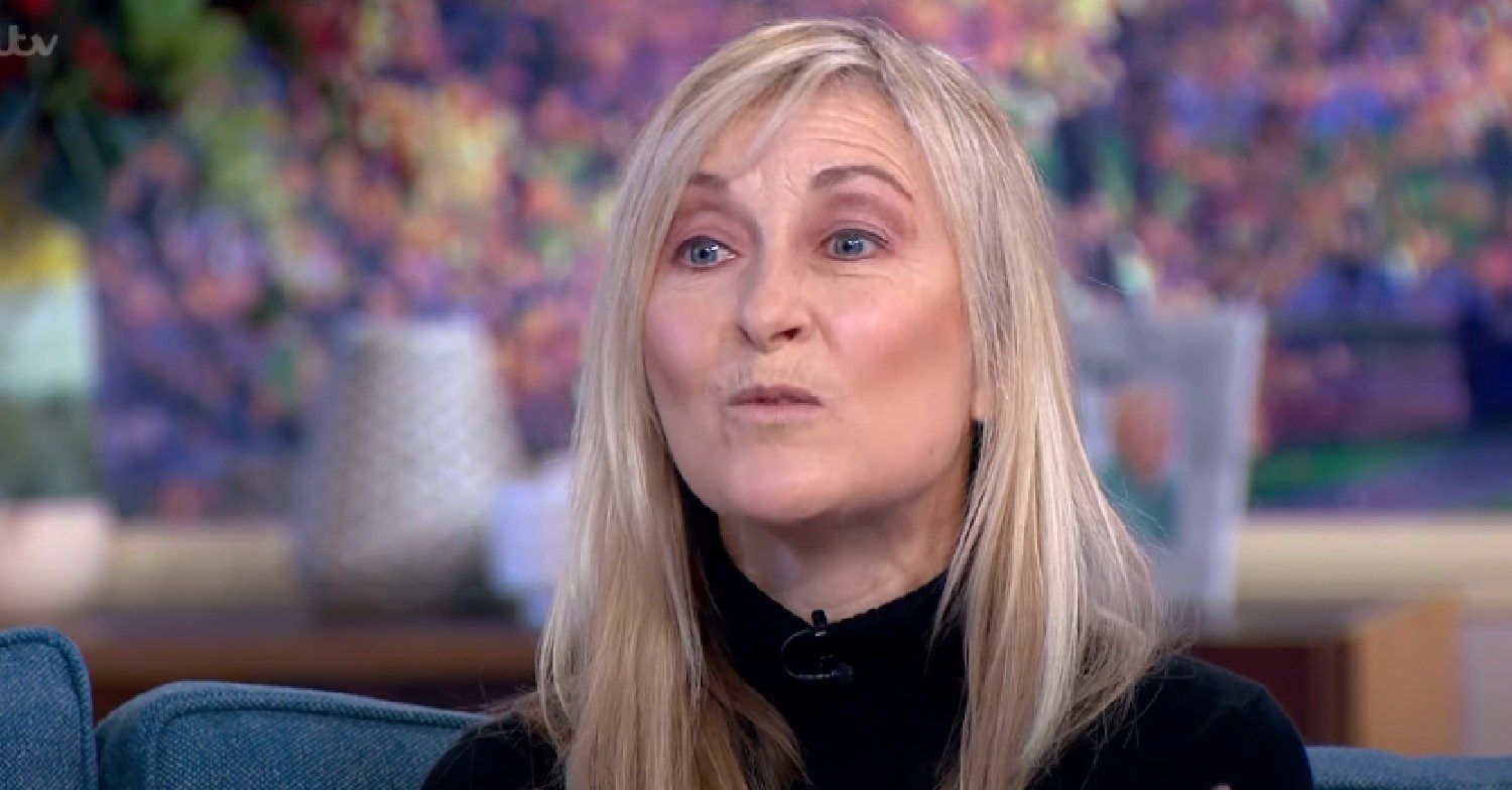 Fiona Phillips speaking on This Morning