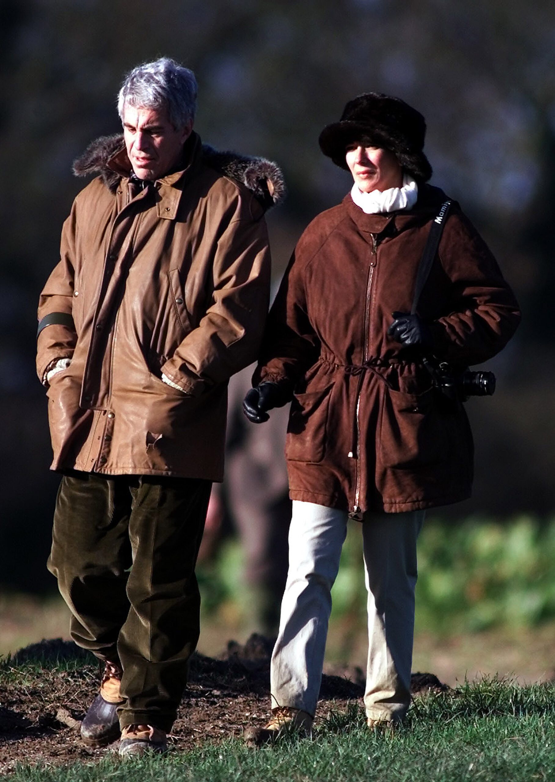 Jeffrey Epstein and Ghislaine Maxwell take a stroll 