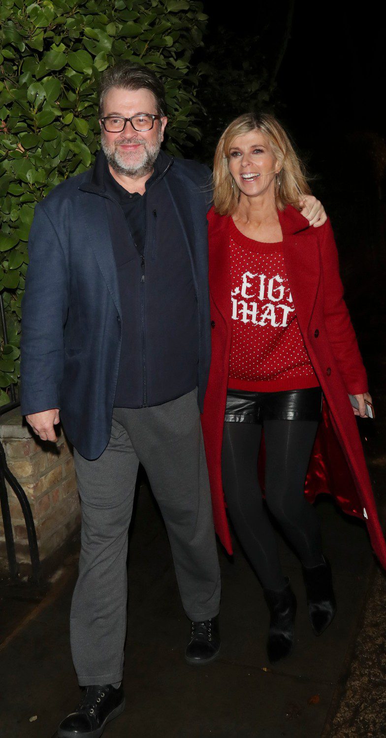Kate Garraway arm in arm with her husband Derek
