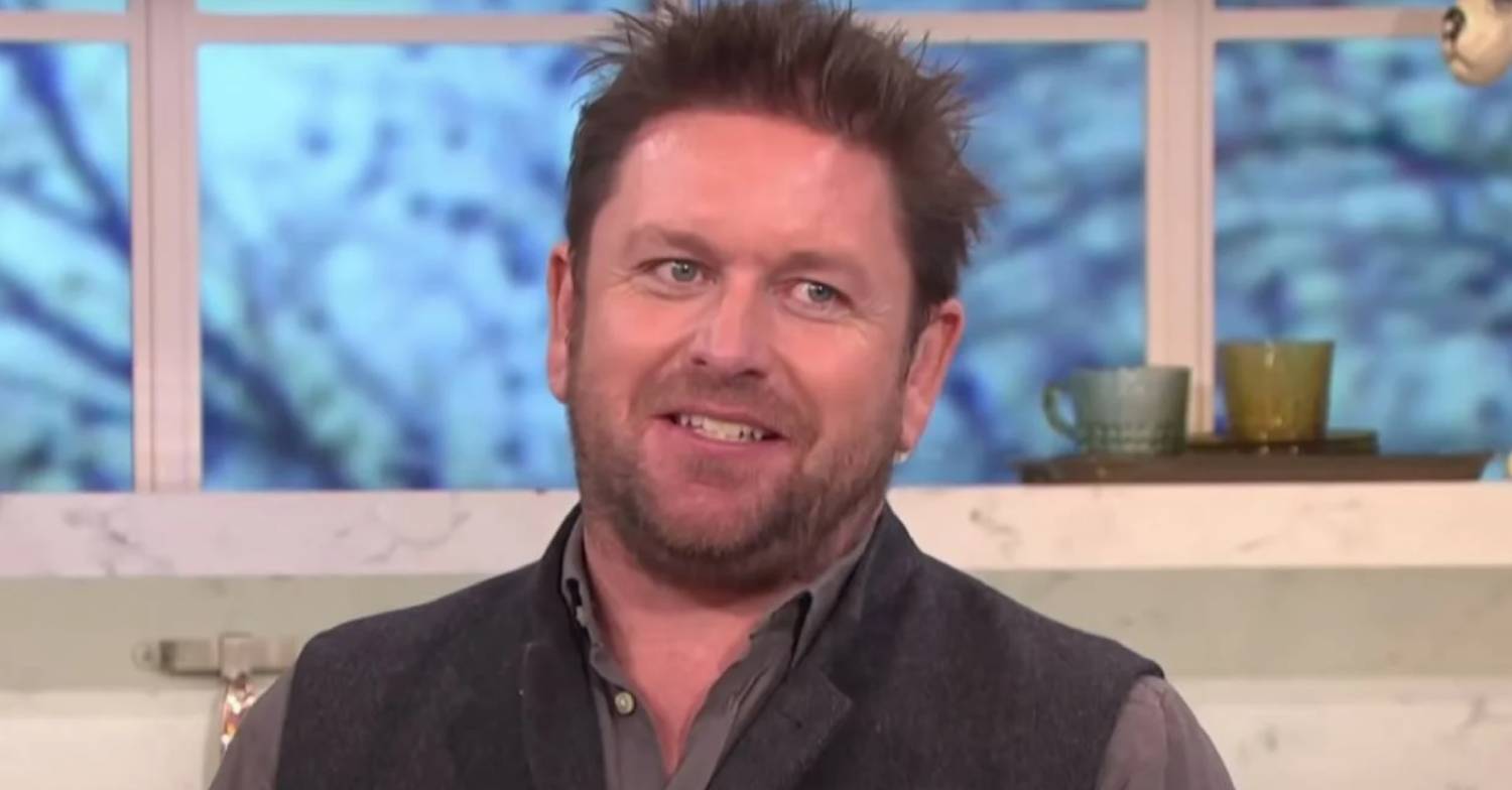 James Martin smiles
