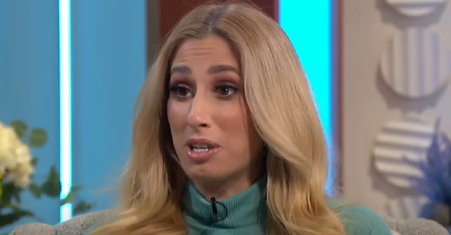 Stacey Solomon talking on Lorraine