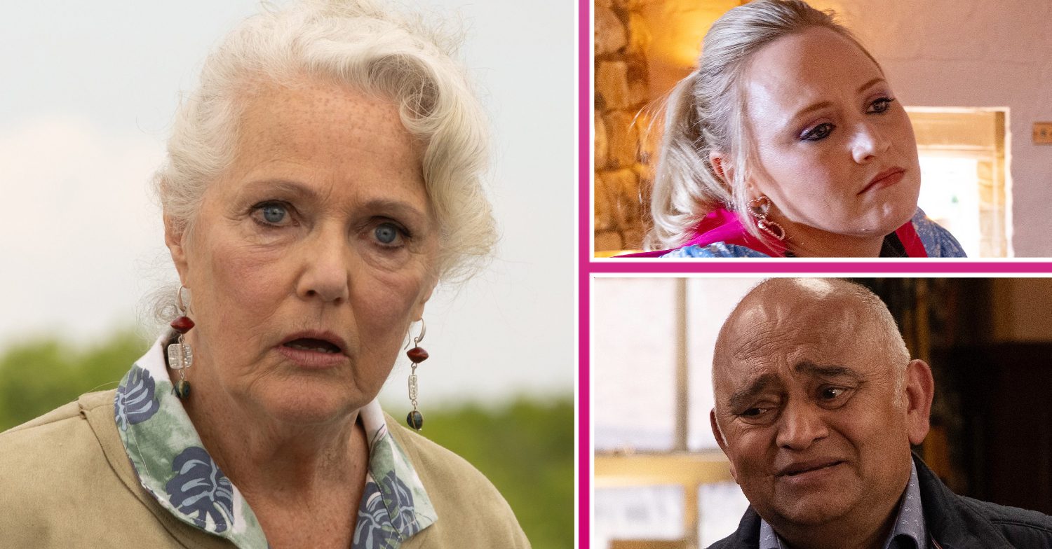 Emmerdale's Mary, Tracy and Rishi