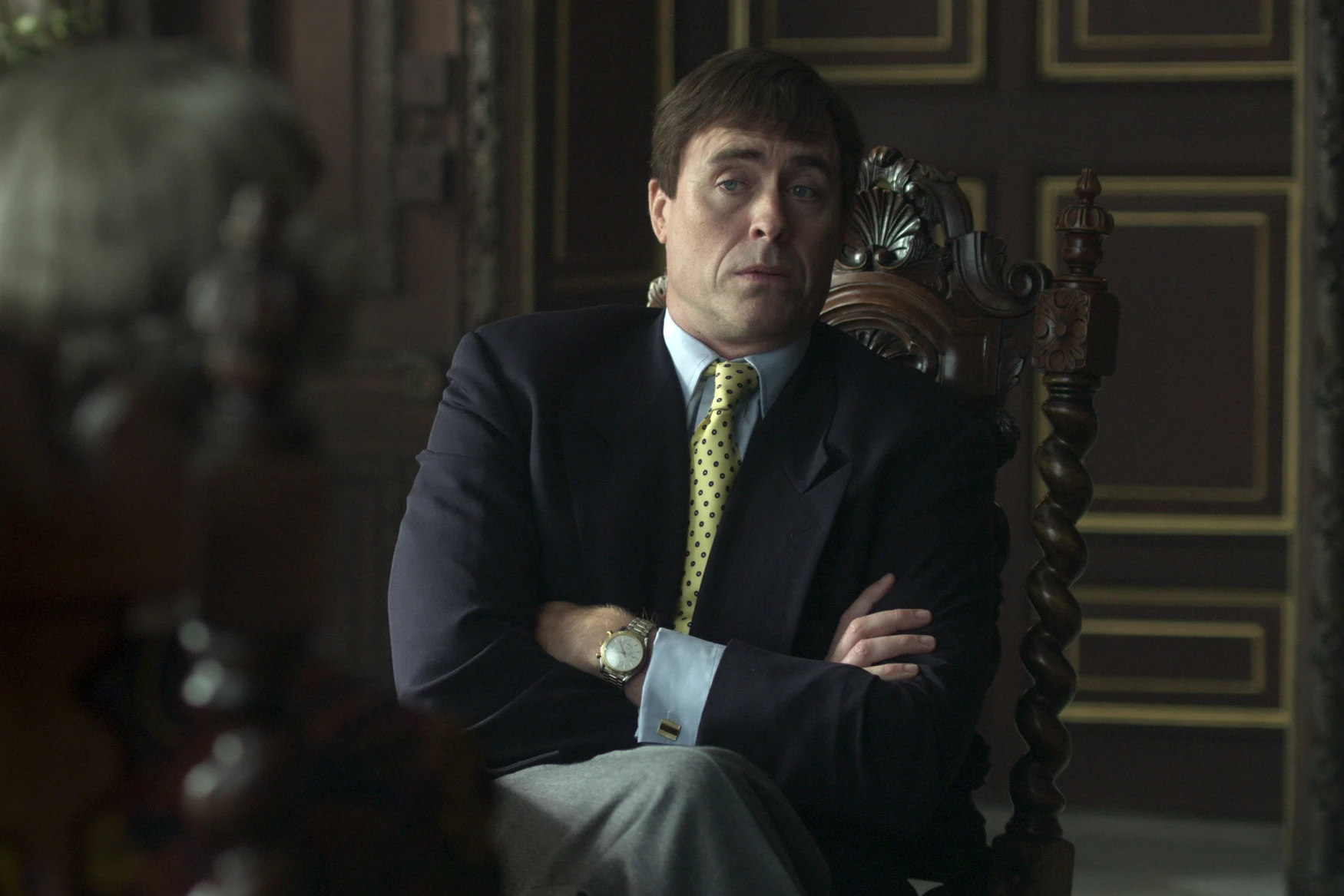 James Murray as Prince Andrew in Netflix's The Crown