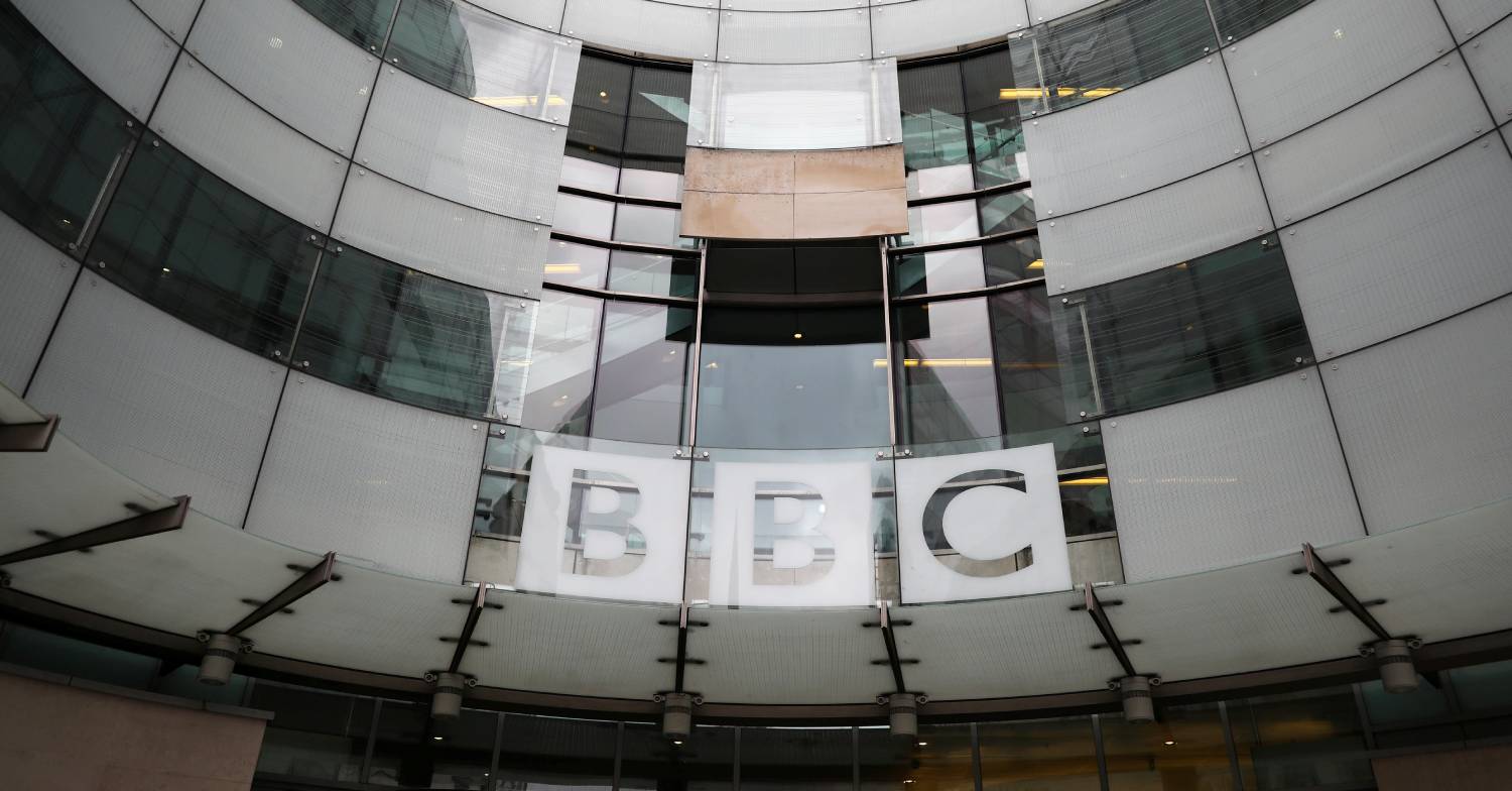 A view of BBC Broadcasting house in London