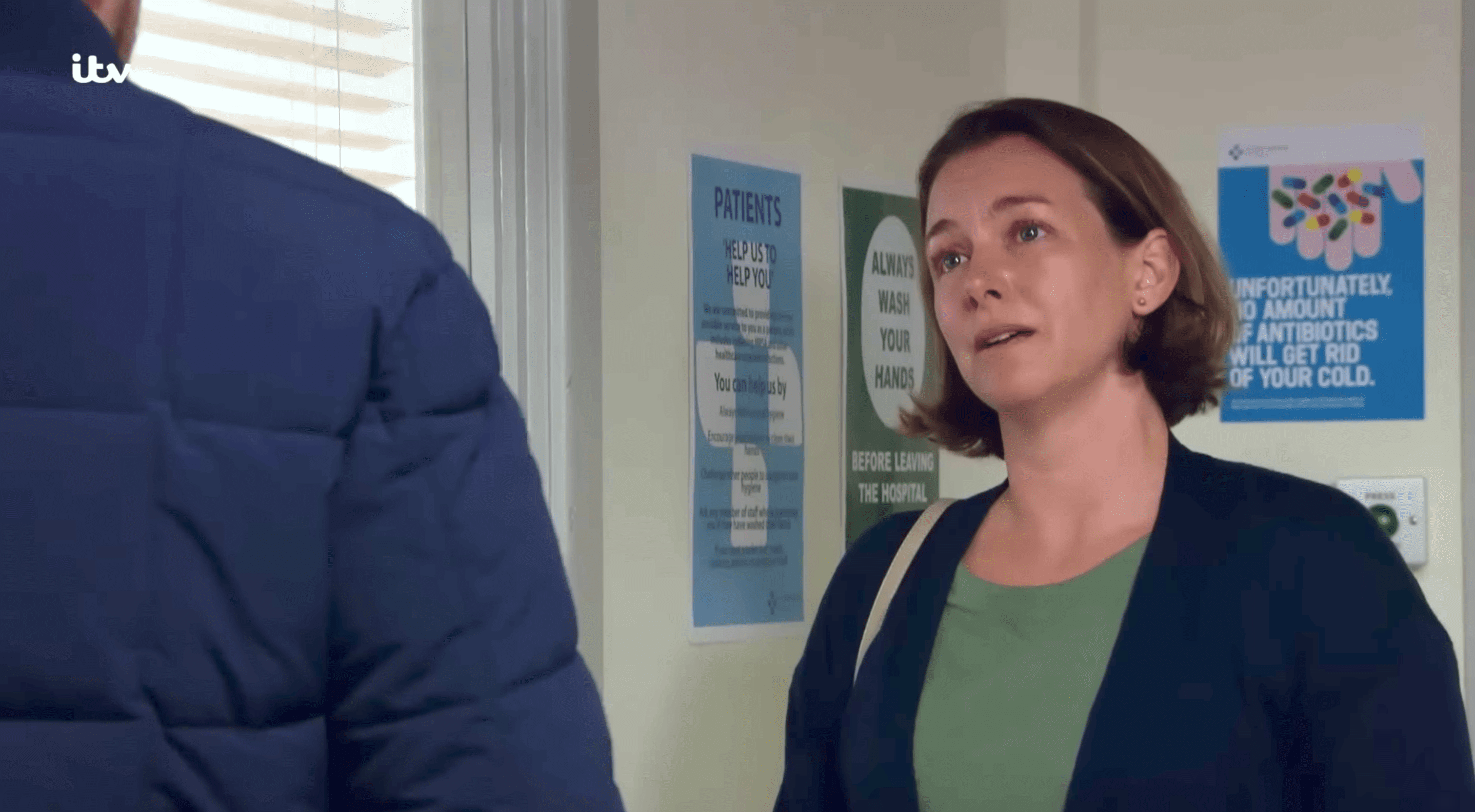 Will Julie fall for Dan once she knows the truth about her husband in Emmerdale? (Credit: ITV)