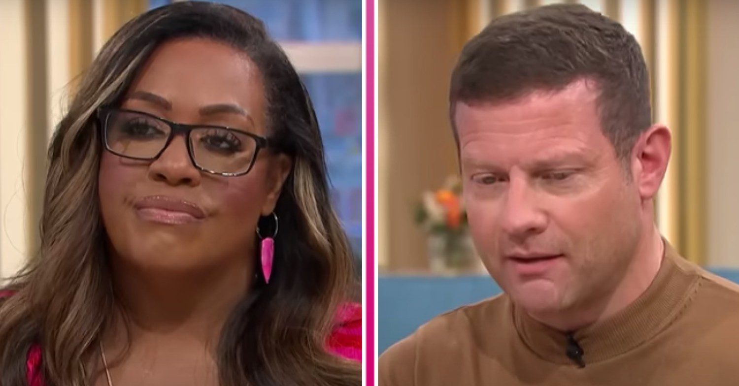 This Morning stars Alison Hammond and Dermot O'Leary appear to be concentrating