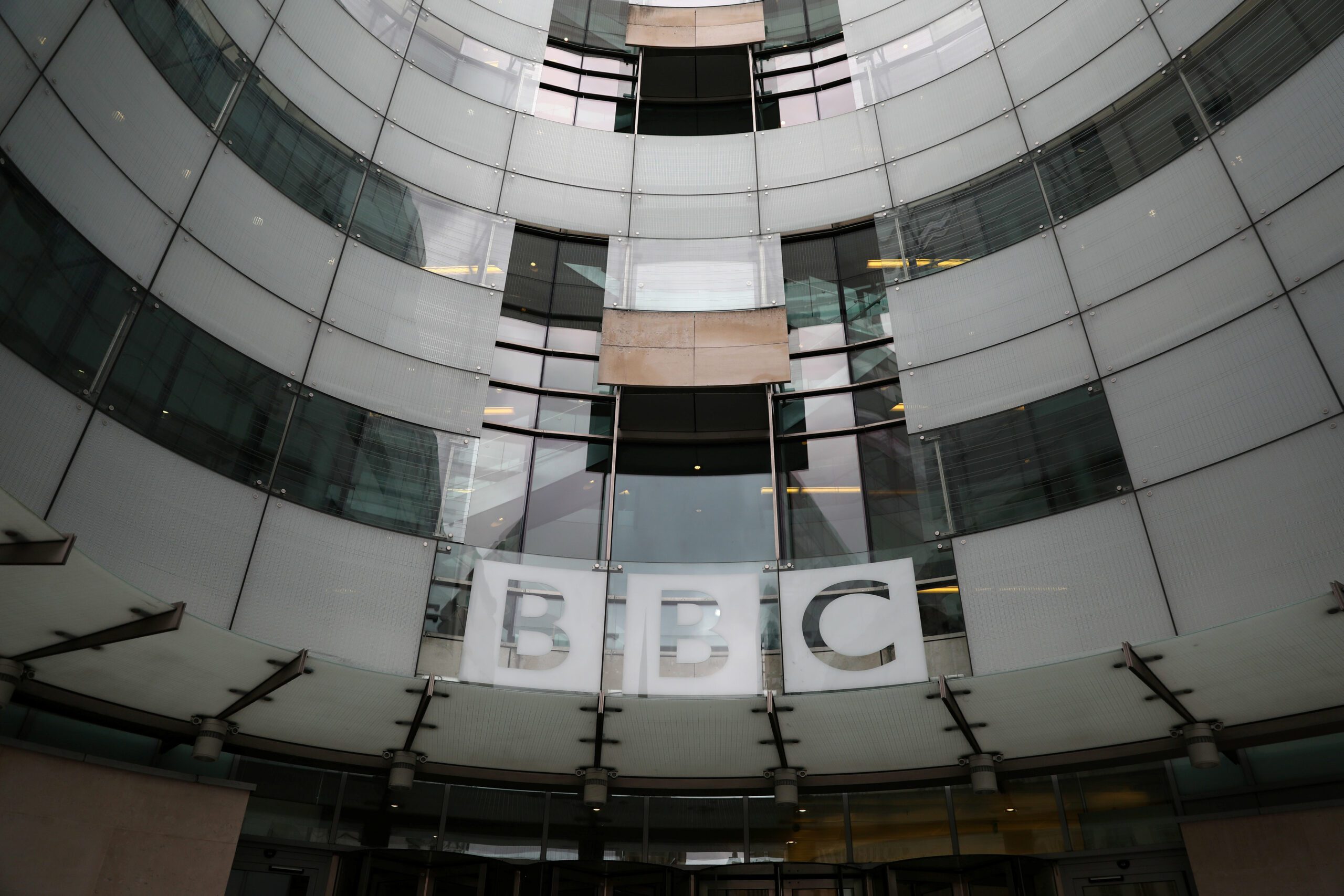 Image of the outside of the BBC HQ building