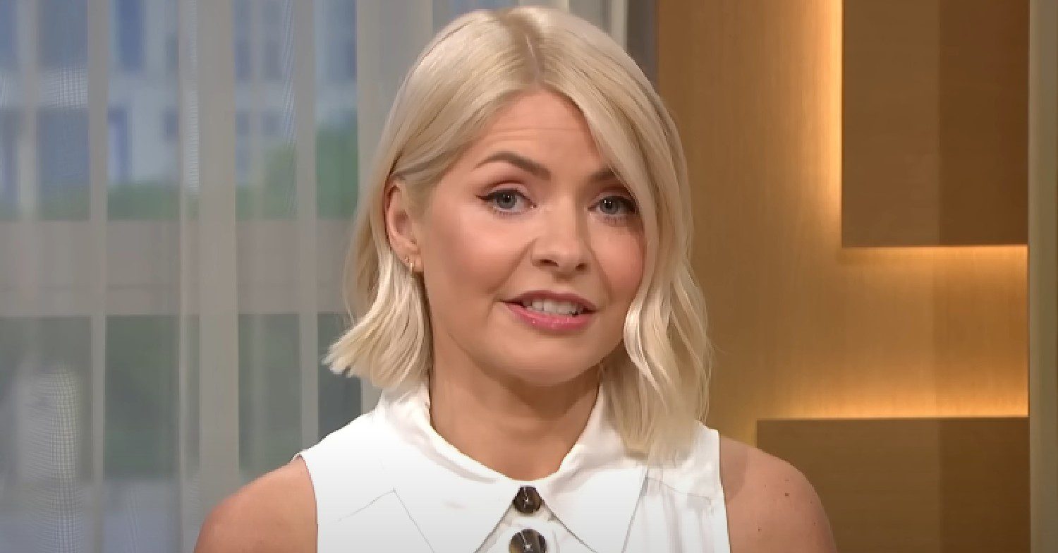 Holly Willoughby speaking on This Morning