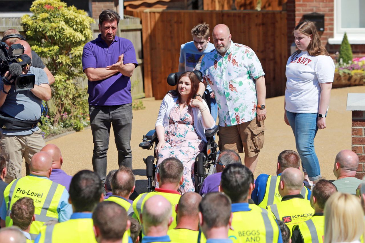 Mandy McCreight on DIY SOS in Bangor
