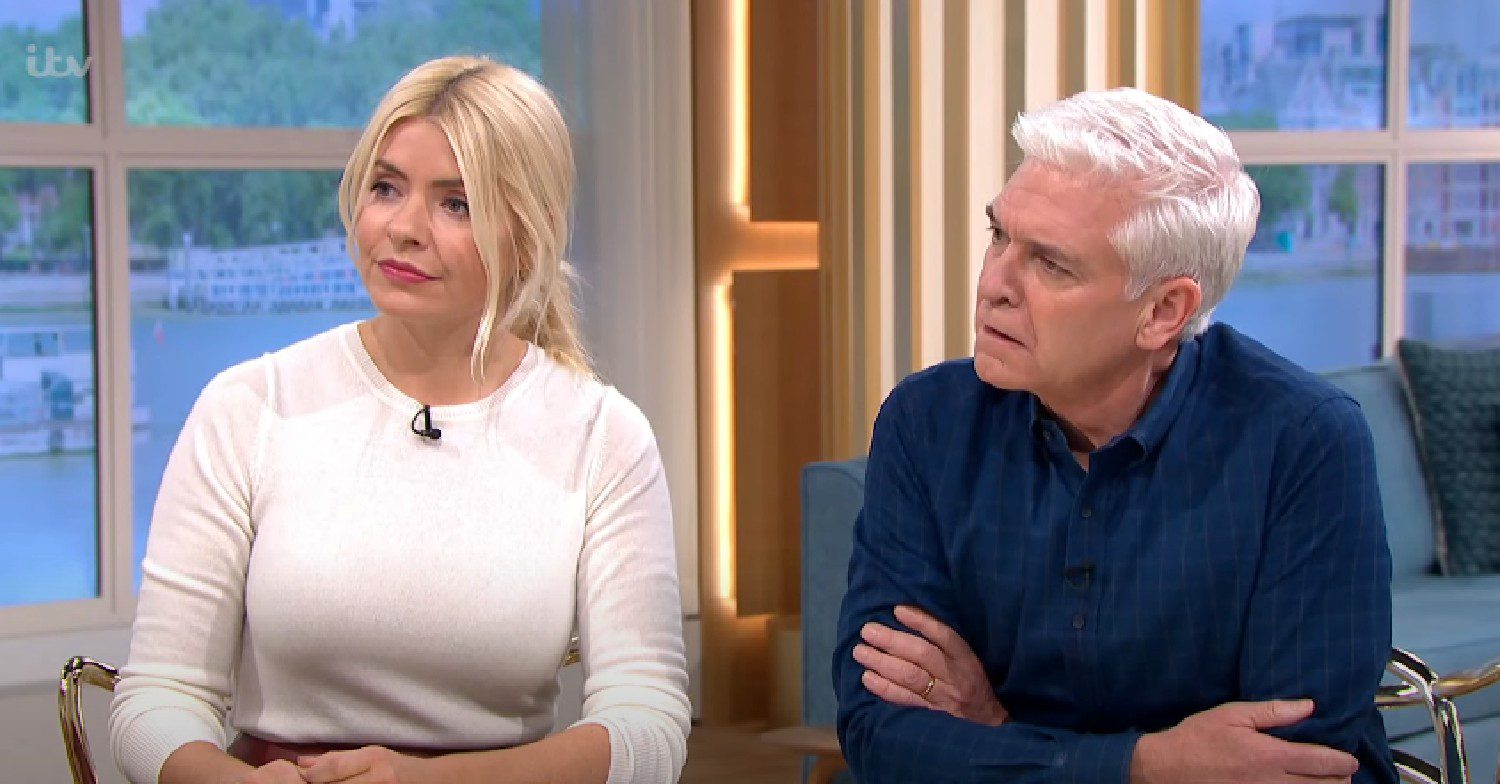 Holly Willoughby and Phillip Schofield on This Morning