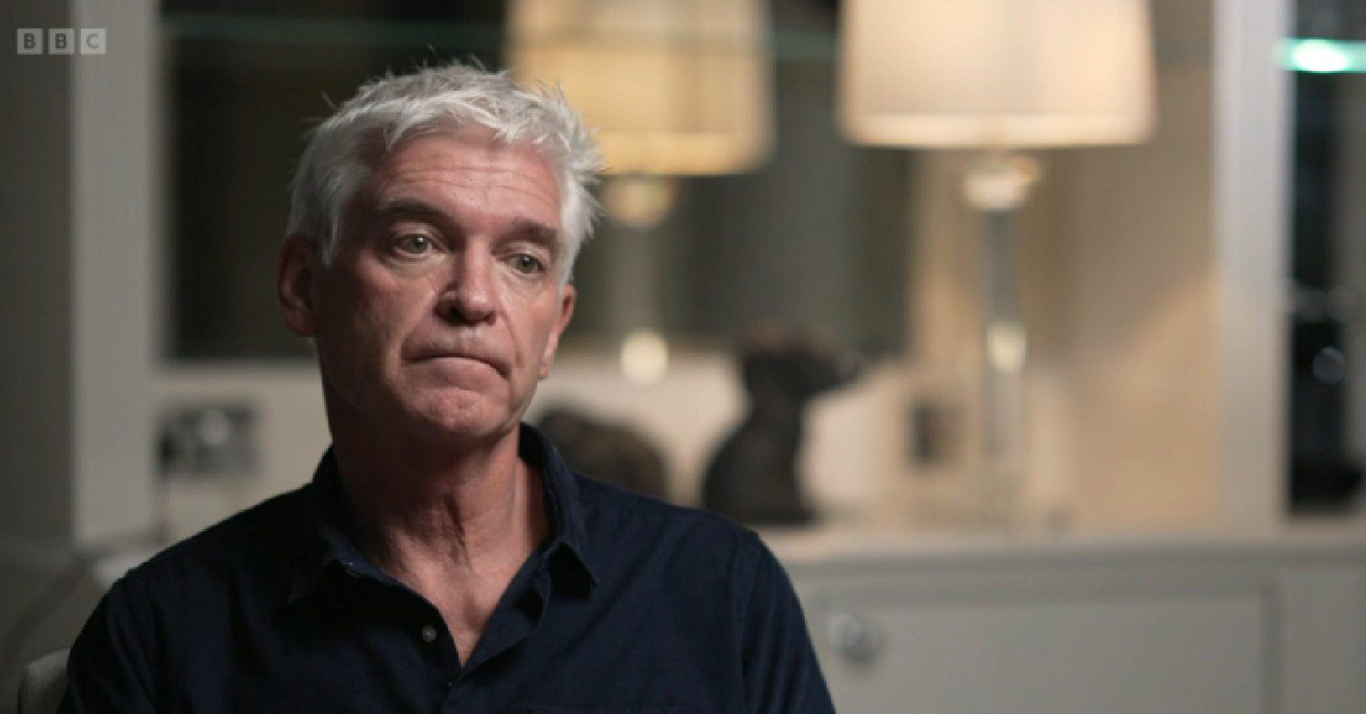 Phillip Schofield talking in BBC interview