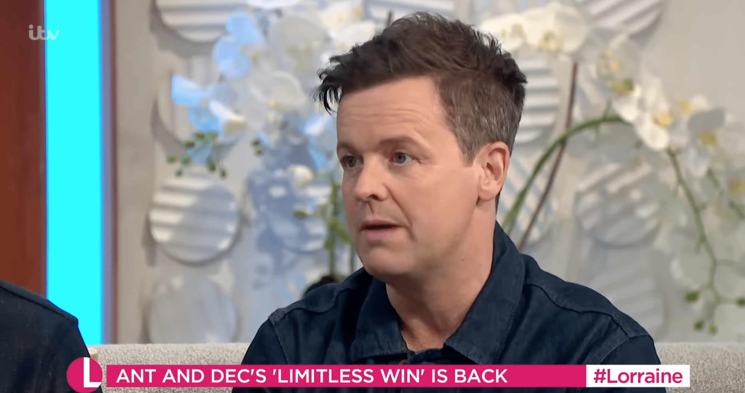 Ant and Dec being interviewed on Lorraine