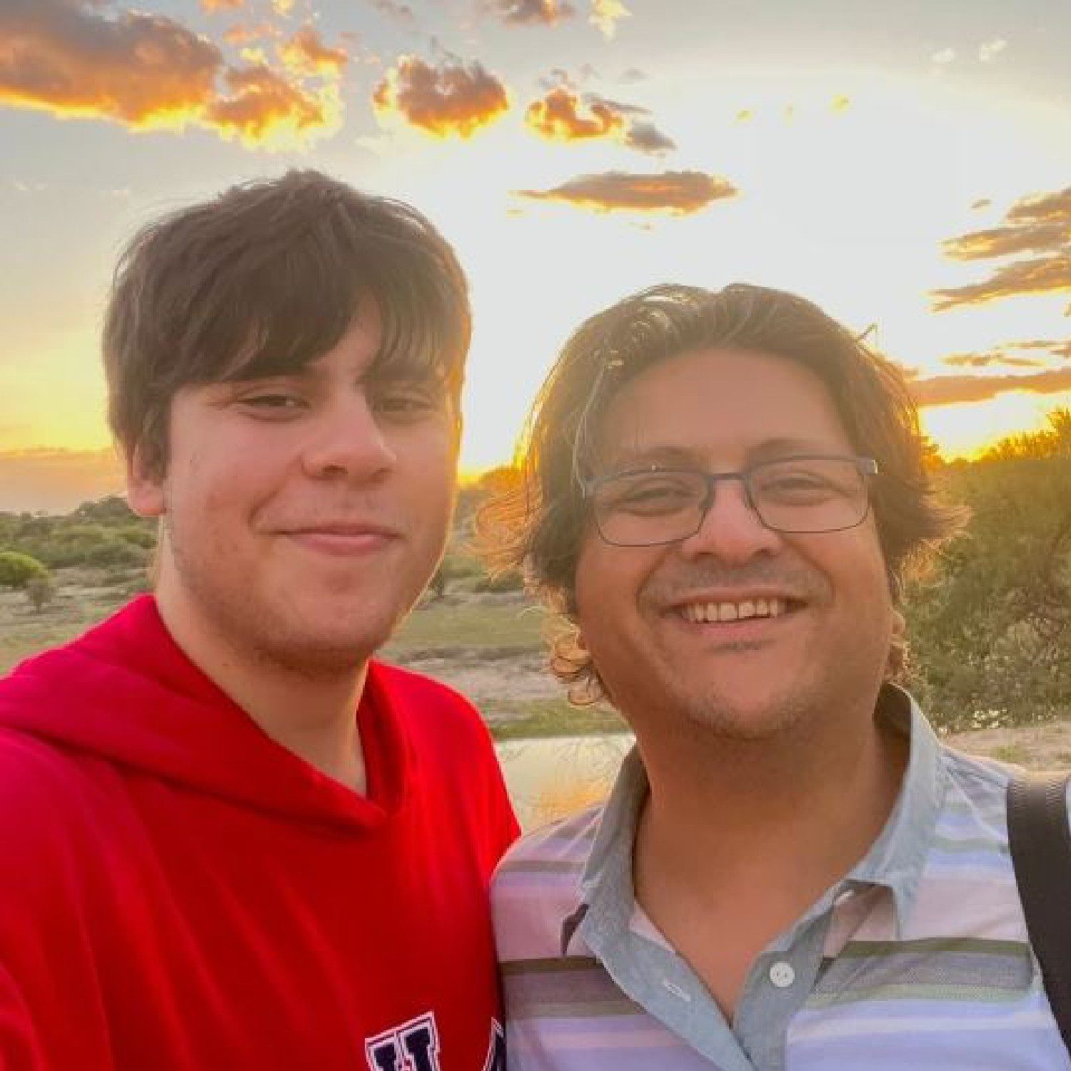 Suleman and Shahzada Dawood smiling in picture