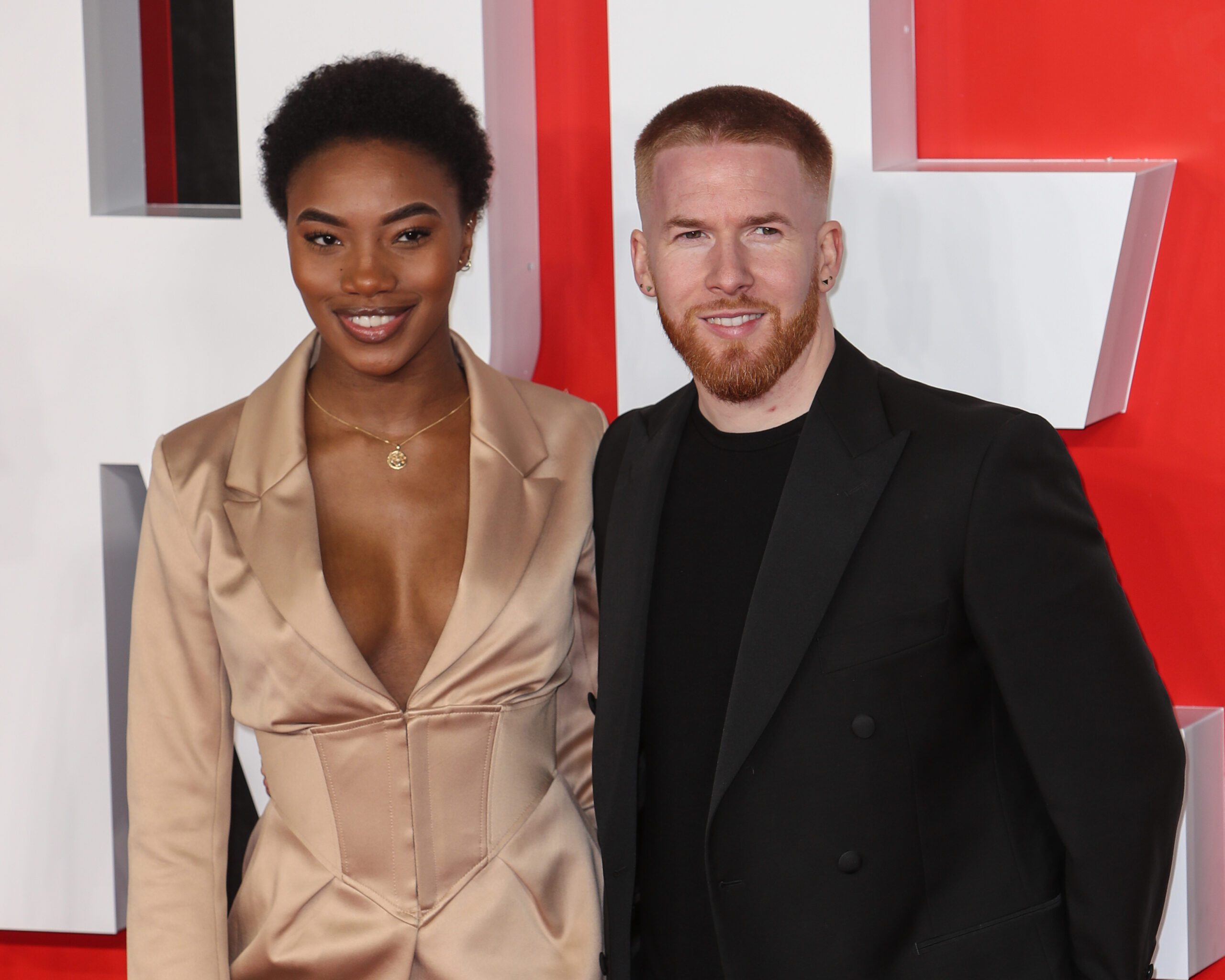 Neil and Chyna pose for photos