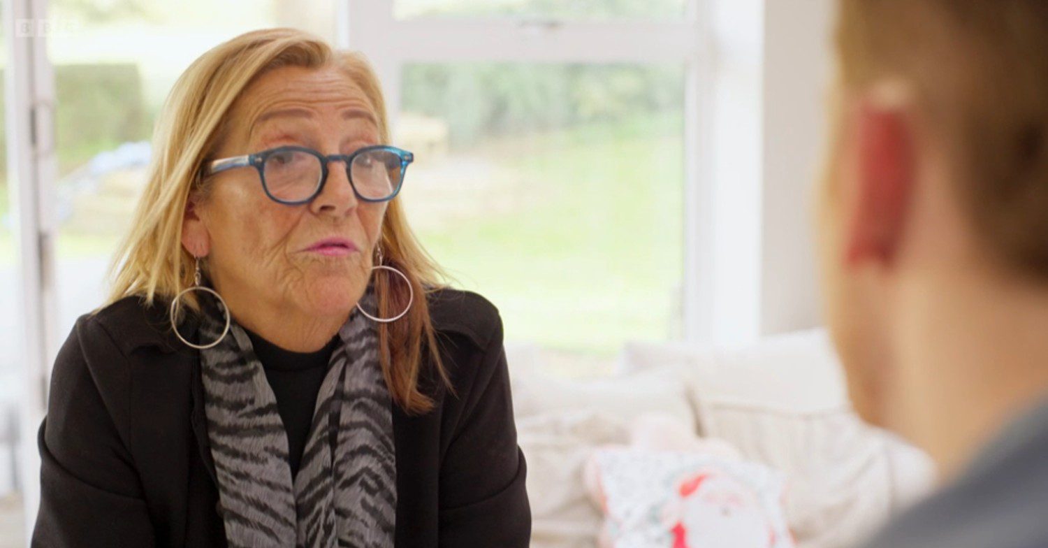 Joe Swash's mum talking during documentary