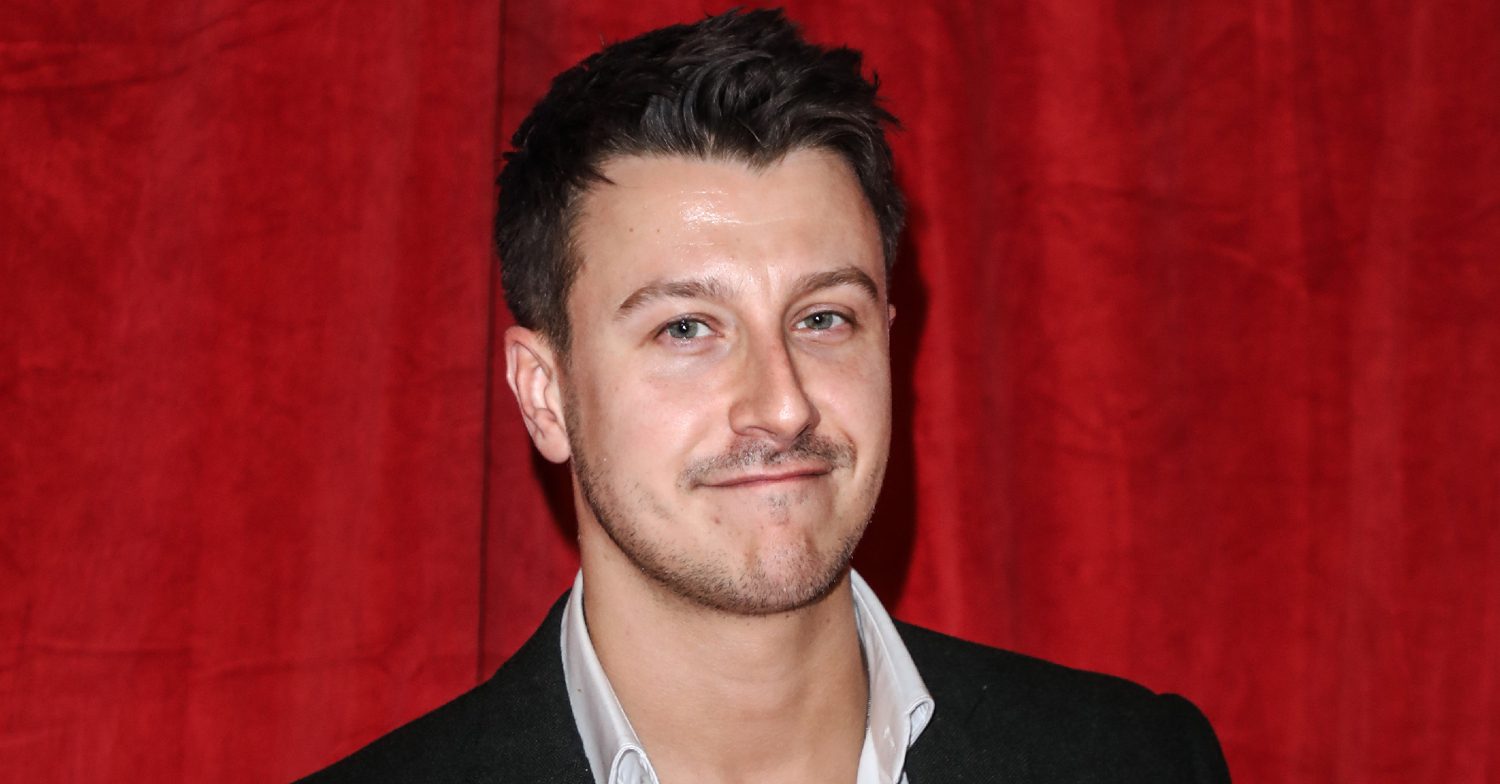 Coronation Street's Ryan Prescott is on the red carpet smiling