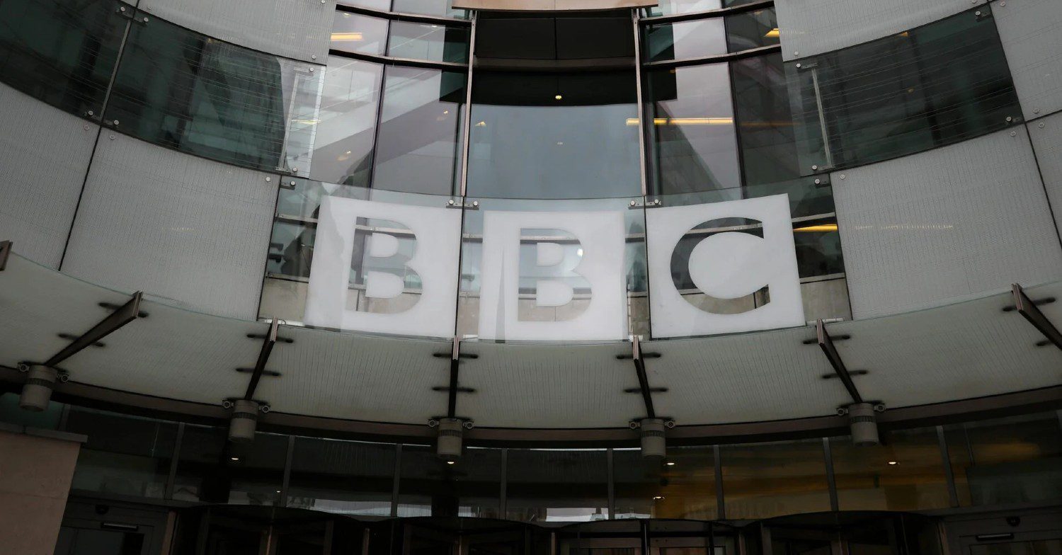 BBC logo outside the building