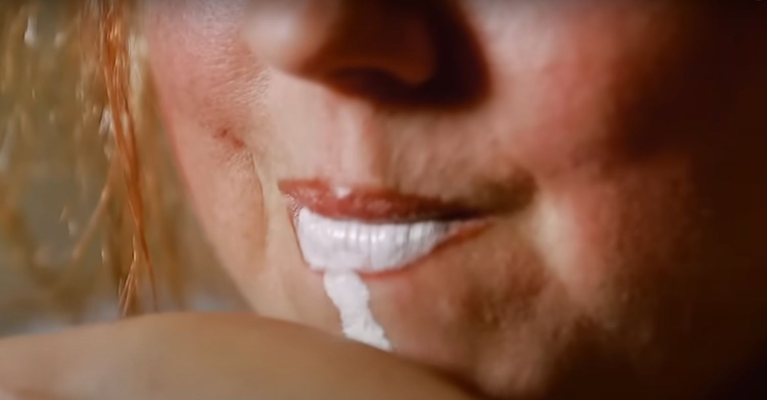 My Strange Addiction's Heather drinking paint