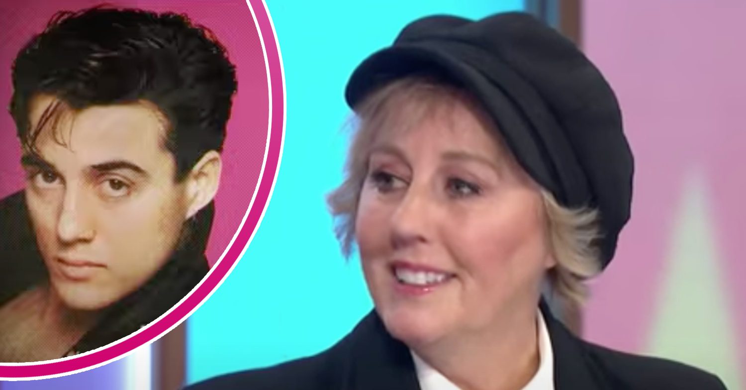 Shirlie Kemp and Andrew Ridgeley smiling