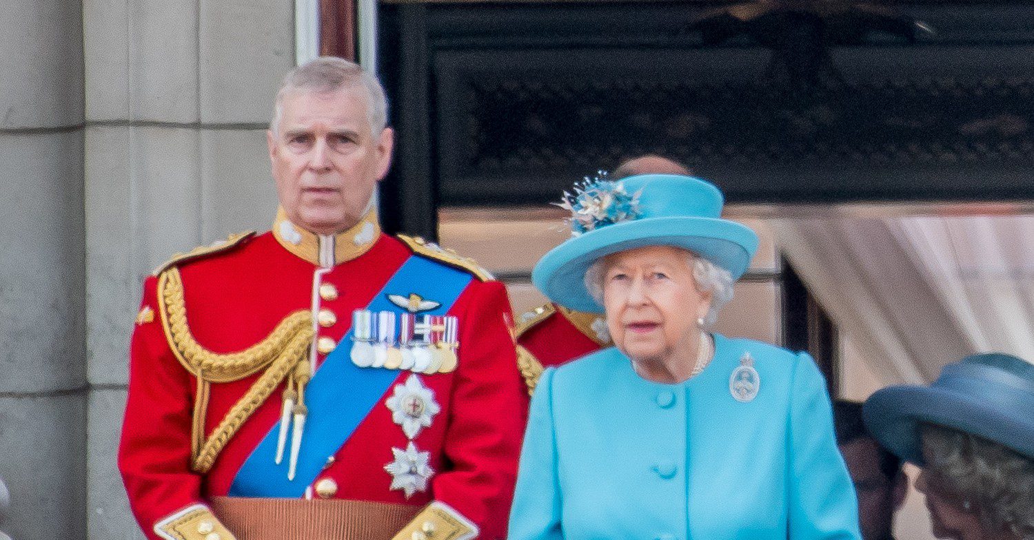 Prince Andrew and Queen Elizabeth II