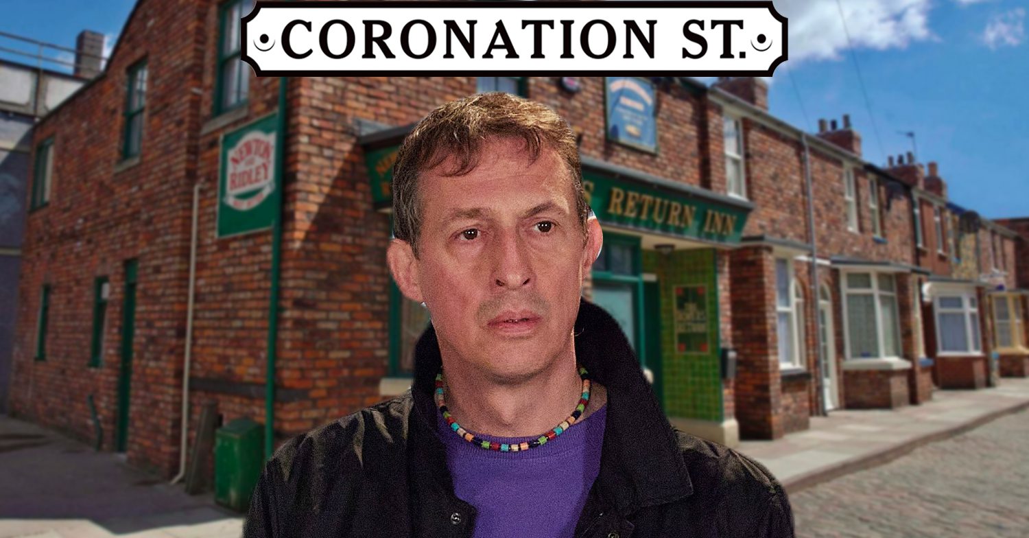 Coronation Street's Spider, the Coronation Street logo and background of the Rovers