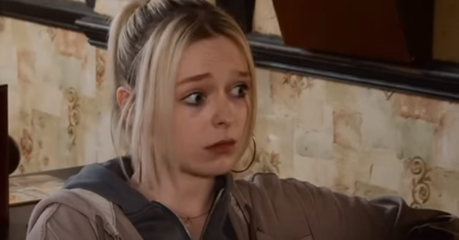 Coronation Street's Lauren looks animated
