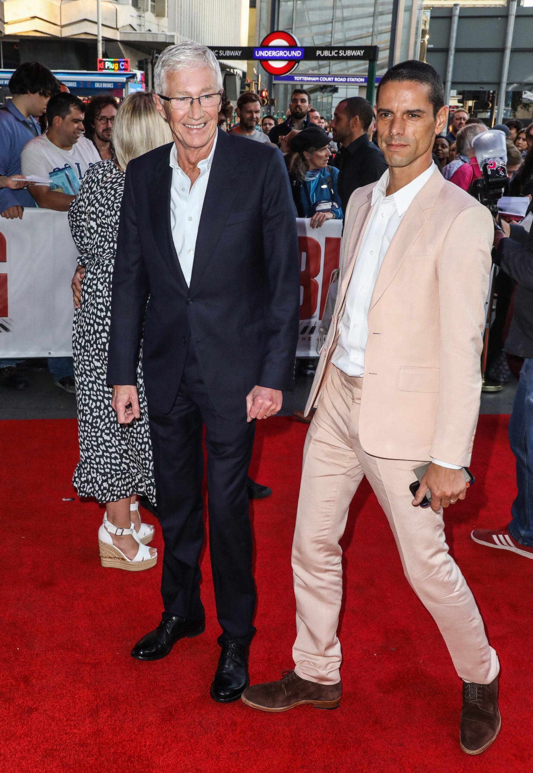 Paul O'Grady and Andre Portasio smiling