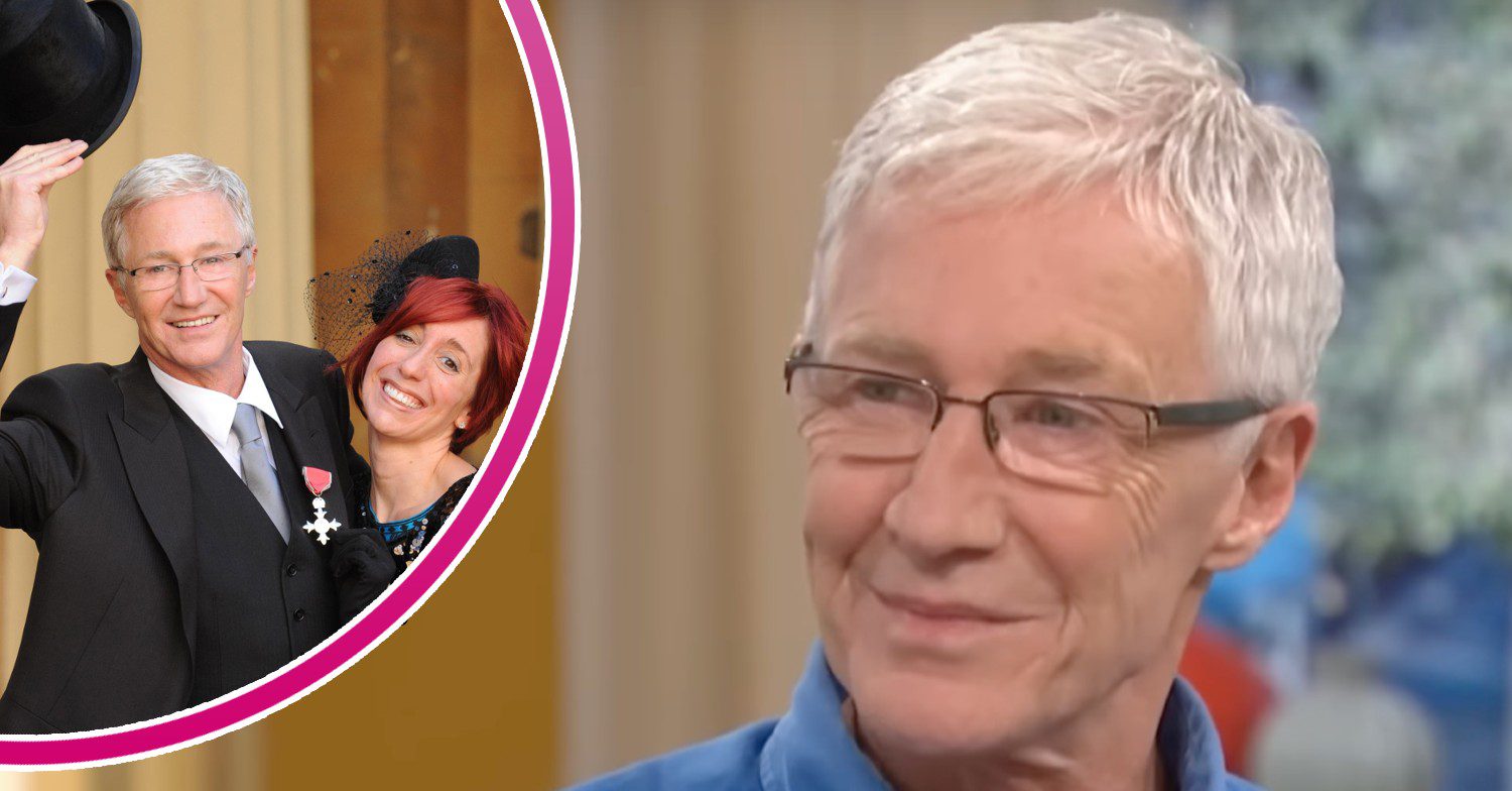Paul O'Grady and Sharon Mousley split image