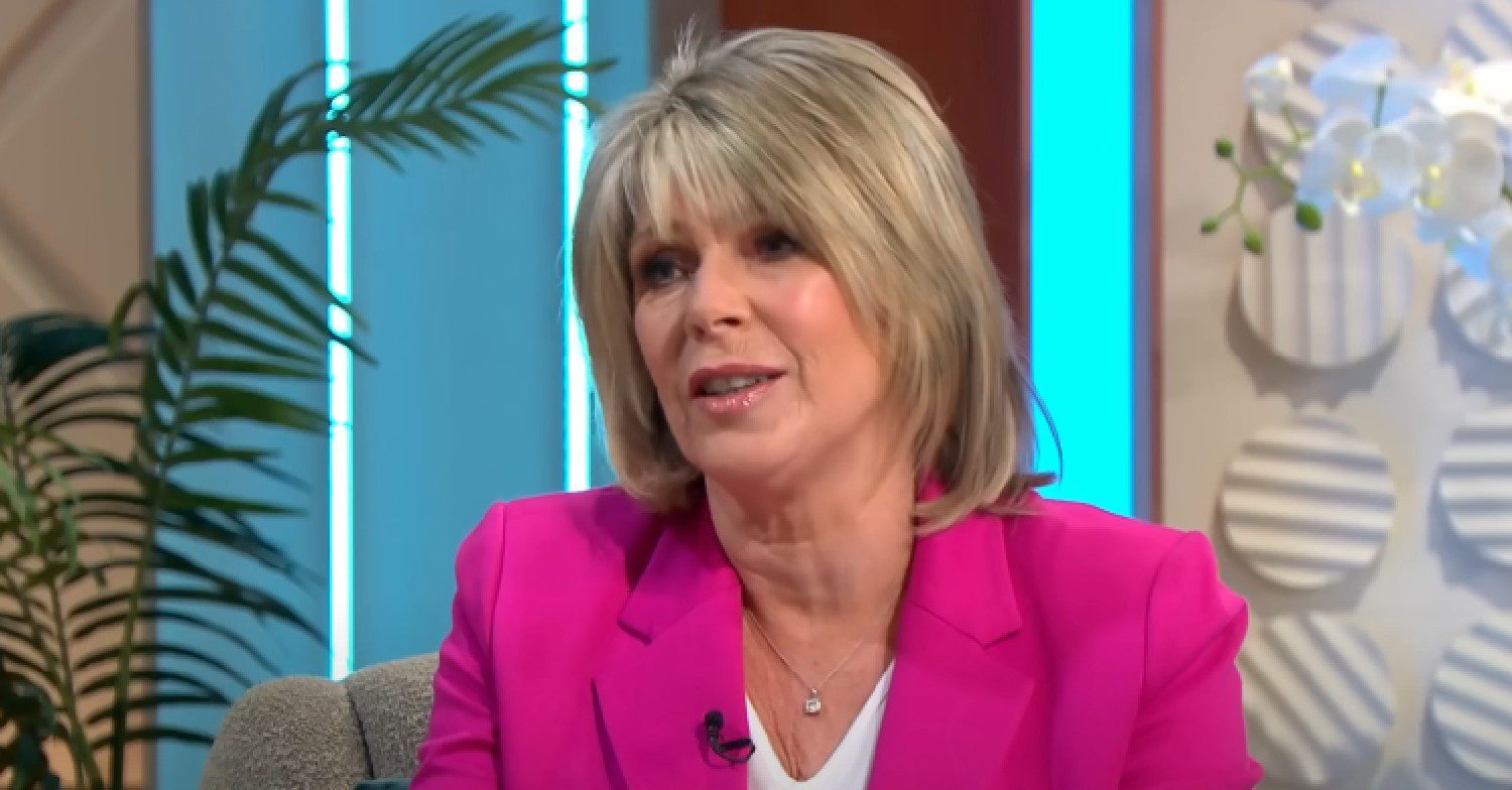 Ruth Langsford speaking on Lorraine