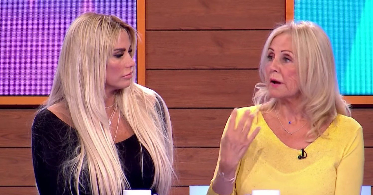 Katie and Amy Price speaking on Loose Women