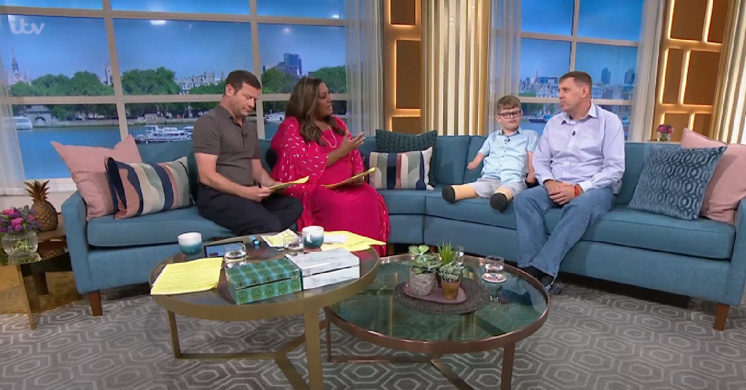 Dermot and Alison speak with Luke and dad Adam on This Morning today
