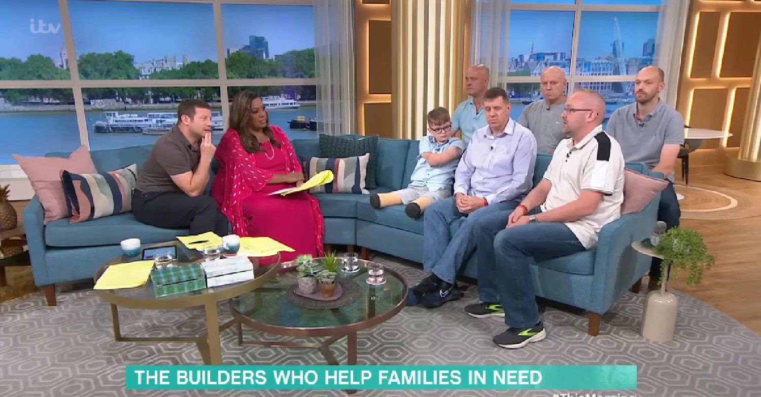 Dermot and Alison speak with Luke and dad Adam on This Morning today