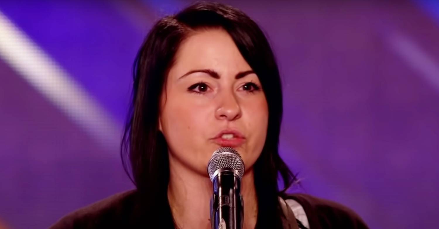 Lucy Spraggan during her X Factor TV audition
