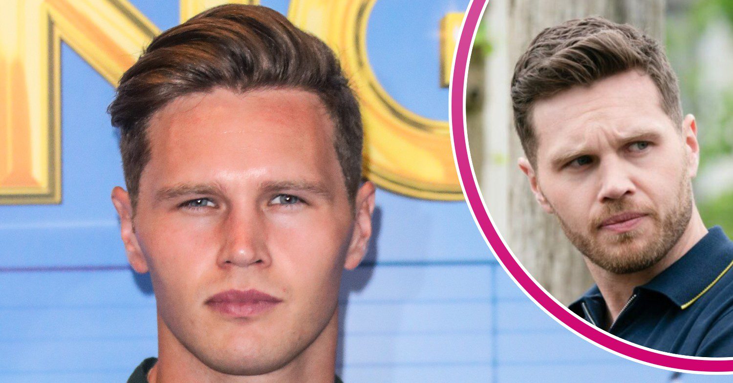 Danny Walters posing and Keanu in EastEnders