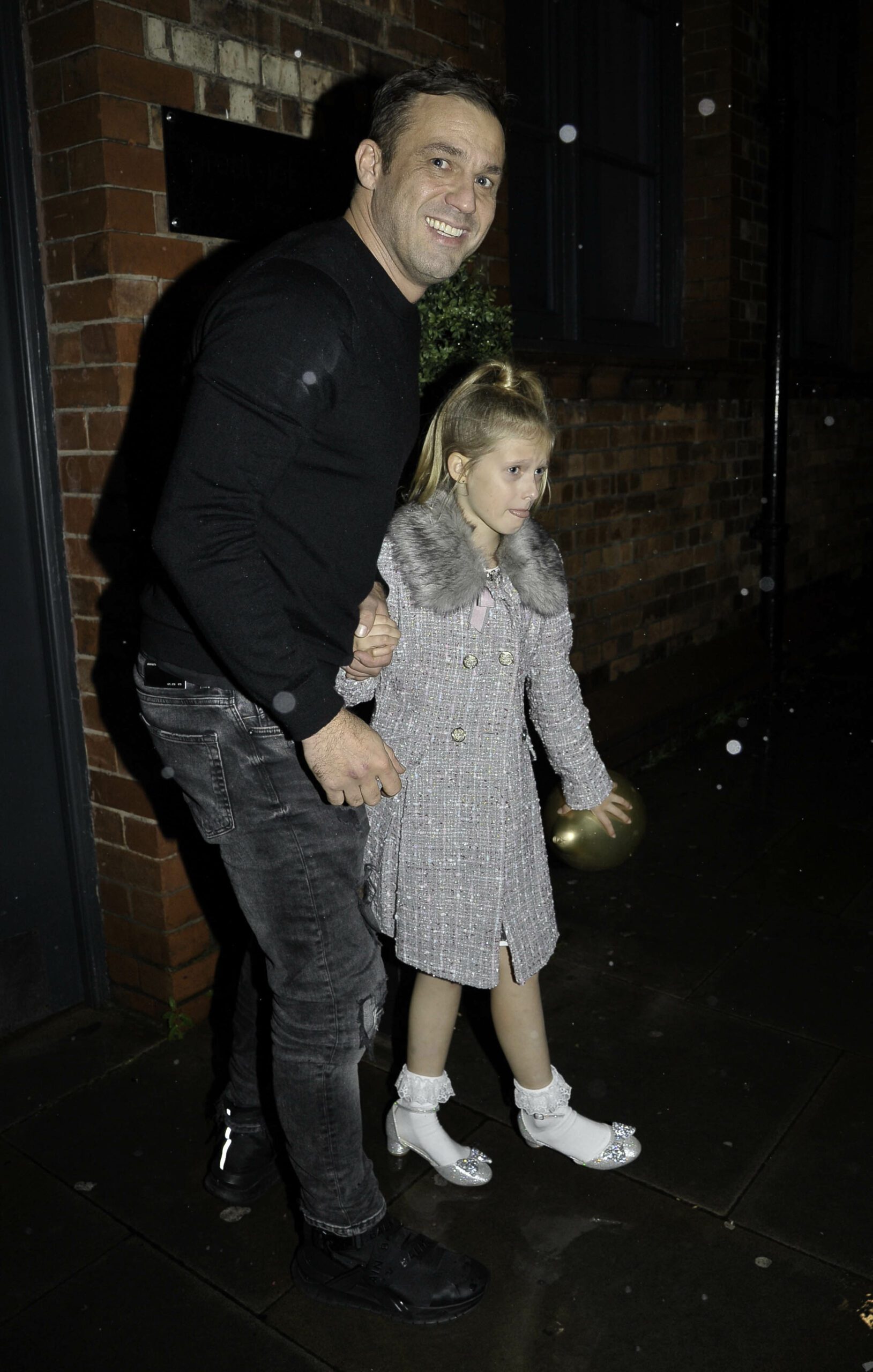 Jamie Lomas with daughter Polly