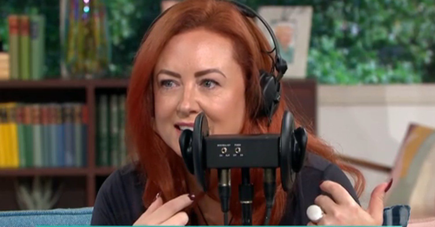 ASMR influencer on This Morning today